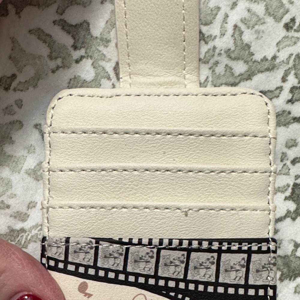 Loungefly Black and White Mickey Mouse Card Holder - Picture 5 of 9